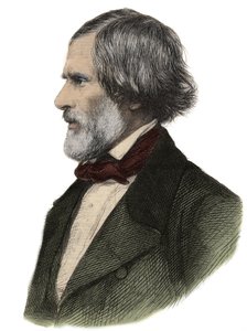 Portret van John Gibson (1790-1866), Engelse beeldhouwer