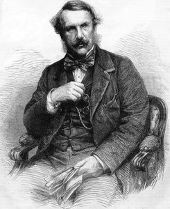 Portret van John Laird Mair Lawrence. Britse bestuurder (1811 tot 1879). Gouverneur van Brits-Indië; gravure 1864 door Unknown artist