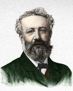 Portret van Jules Verne, Franse schrijver (1828-1905) door Unknown artist