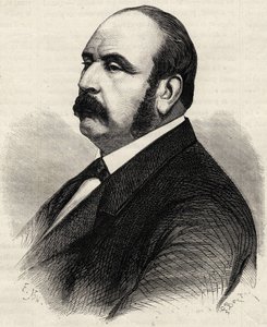 Portret van Ledru Rollin (Ledru-Rollin) (1807-1874), Franse politicus. Gravure uit de 19e eeuw door Unknown artist