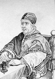 Portret van Leo X (Johannes van Medici) (1475 - 1521), 215e paus (1513 - 1521) door Unknown artist