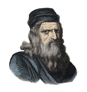Portret van Leonardo da Vinci (1452-1519) door Unknown artist