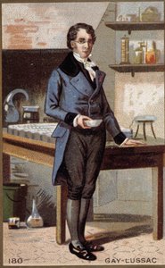 Portret van Louis-Joseph Gay-Lussac (Louis Joseph Gay Lussac) (1778 - 1850), Franse natuurkundige en chemicus. door Unknown artist