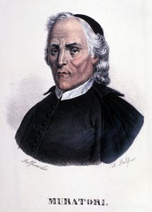 Portret van Louis Antoine Muratori door Unknown artist