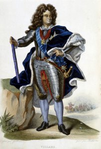 Portret van Louis Claude Hector Hertog van Villars, maarschalk van Frankrijk (1653-1734) - in 