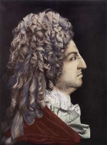 Portret van Lodewijk XIV - wasmedaillon, Koningskamer, Paleis van Versailles door Unknown artist