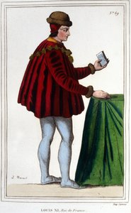 Portret van Lodewijk XI (1423 - 1483), Koning van Frankrijk door Unknown artist