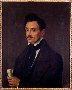 Portret van Luigi Ghirelli, bassist door Unknown artist