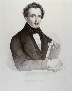 Portret van Luigi Ricci (gravure)