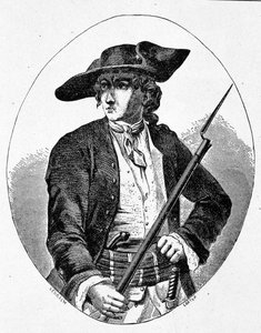 Portret van Mandrin - gravure
