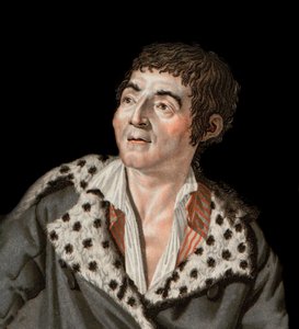 Portret van Marat (1743-1793) - Jean-Paul Marat (1743-1793) politicus, Franse journalist - gravure door Angelique Allais door Unknown artist