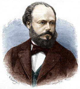 Portret van Marcel Deprez (1843-1918), Franse ingenieur en natuurkundige.