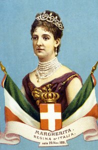 Portret van Margarita van Savoye Genua (Margherita di Savoia)