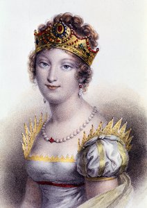 Portret van Marie Louise, hertogin van Parma, keizerin-gemalin van de Fransen (gravure)
