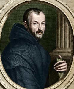 Portret van Marin Mersenne (1588 - 1648), van de Orde van de Miniemen door Unknown artist