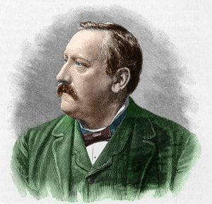 Portret van Martin Greif (1839-1911) Duitse dichter door Unknown artist