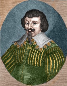 Portret van Martin Opitz, vader van de Duitse poëzie