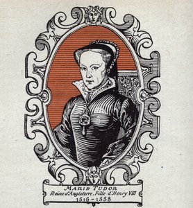 Portret van Mary Tudor (1516-1558) koningin van Engeland