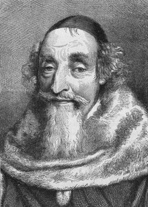 Portret van Mathieu Molé (1584-1656). Zoon van Edouard Molé, hij was eerste president van het Parlement van Parijs (1641) door Unknown artist