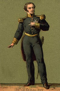 Portret van Maximilien Sébastien Foy. Franse generaal en politicus (1775 tot 1825) door Unknown artist