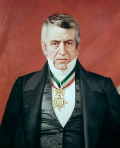 Portret van de Mexicaanse president José Manuel de la Peña y Peña (1789-1850). Anoniem schilderij, ca. 1847-1848 Nationaal Historisch Museum, Kasteel van Chapultepec, Mexico door Unknown artist
