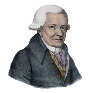 Portret van Michael Haydn (1737-1806), broer van Franz Josef Haydn