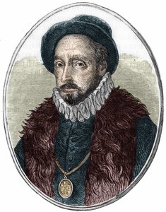 Portret van Michel de Montaigne (1533-1592), Franse schrijver