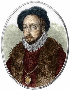 Portret van Michel de Montaigne (1533-1592), Franse schrijver.