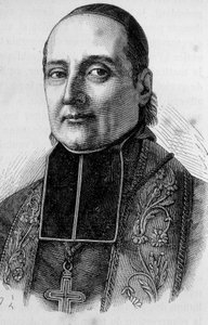 Portret van Monseigneur Sibour, Franse prelaat (1792 -1857) door Unknown artist