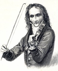 Portret van Niccol Paganini (1782-1840)