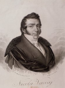 Portret van Nicola Vaccai door Unknown artist