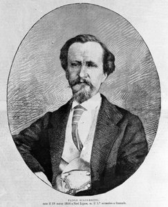 Portret van Paolo Giacometti (1816-1882) Italiaanse schrijver