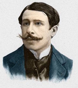 Portret van Paul Adam (1862-1920), Franse schrijver. door Unknown artist