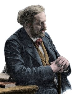 Portret van Paul Jules Barbier (1825-1901) Franse schrijver