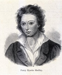 Portret van Percy Bysshe Shelley, Britse dichter (1792-1822)