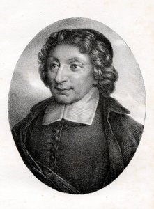 Portret van Pierre Nicole (1625-1695) vurige verdediger van het jansenisme uit een schilderij van Port Royal.