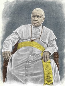 Portret van Pius IX (1792-1878), 253e paus (1846-1878) door Unknown artist