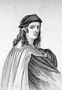 Portret van Raphael (Raffaello Sanzio 1483 - 1520), Italiaanse schilder door Unknown artist