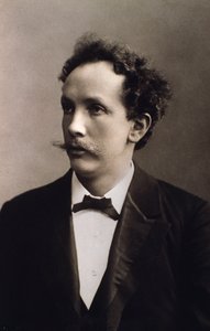 Portret van Richard Strauss (zwart-wit foto)
