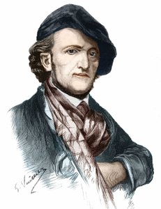 Portret van Richard Wagner (1813-1883), Duitse componist en toneelschrijver