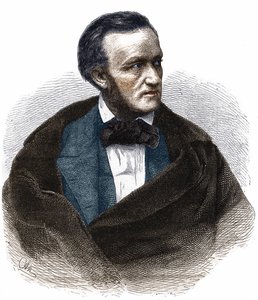 Portret van Richard Wagner (1813 - 1883). door Unknown artist