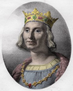 Portret van Saint Louis, koning van Frankrijk