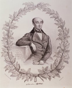 Portret van Salvatore Taglioni (gravure)
