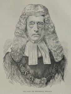 Portret van Sir Federick Pollock door Unknown artist