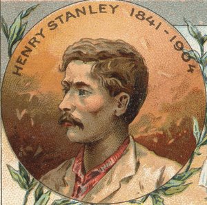 Portret van Sir Henry Morton Stanley, Engelse ontdekkingsreiziger