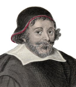 Portret van Sir John Glanville de Jongere (1586-1661), Engelse advocaat en politicus, vertegenwoordiger van het Hof van Parlement van 1640. Gravure uit de 19e eeuw