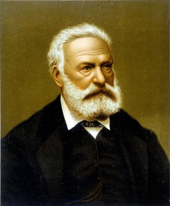 Portret van Victor Hugo - chromolithografie