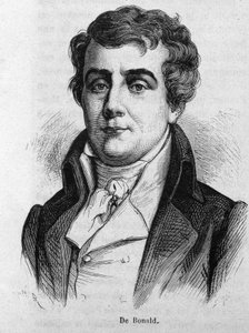 Portret van Burggraaf Louis De Bonald (1754 - 1840) door Unknown artist