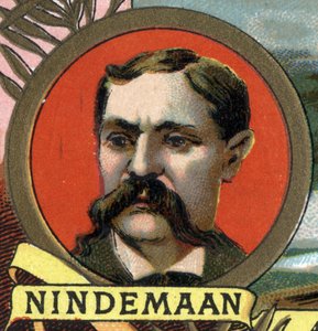 Portret van William F.C. Nindemann Amerikaanse ontdekkingsreiziger van de Noordpool.