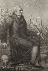 Portret van William Herschel (1738-1822) Duits-gebore Britse astronoom door Unknown artist